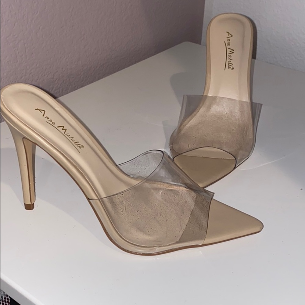 Clear Pointy Heels